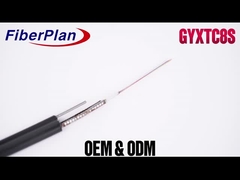 Figuur 8 Gepantserde glasvezelkabel Single Multi Mode 6 Core Steel Wire Supported GYXTC8S